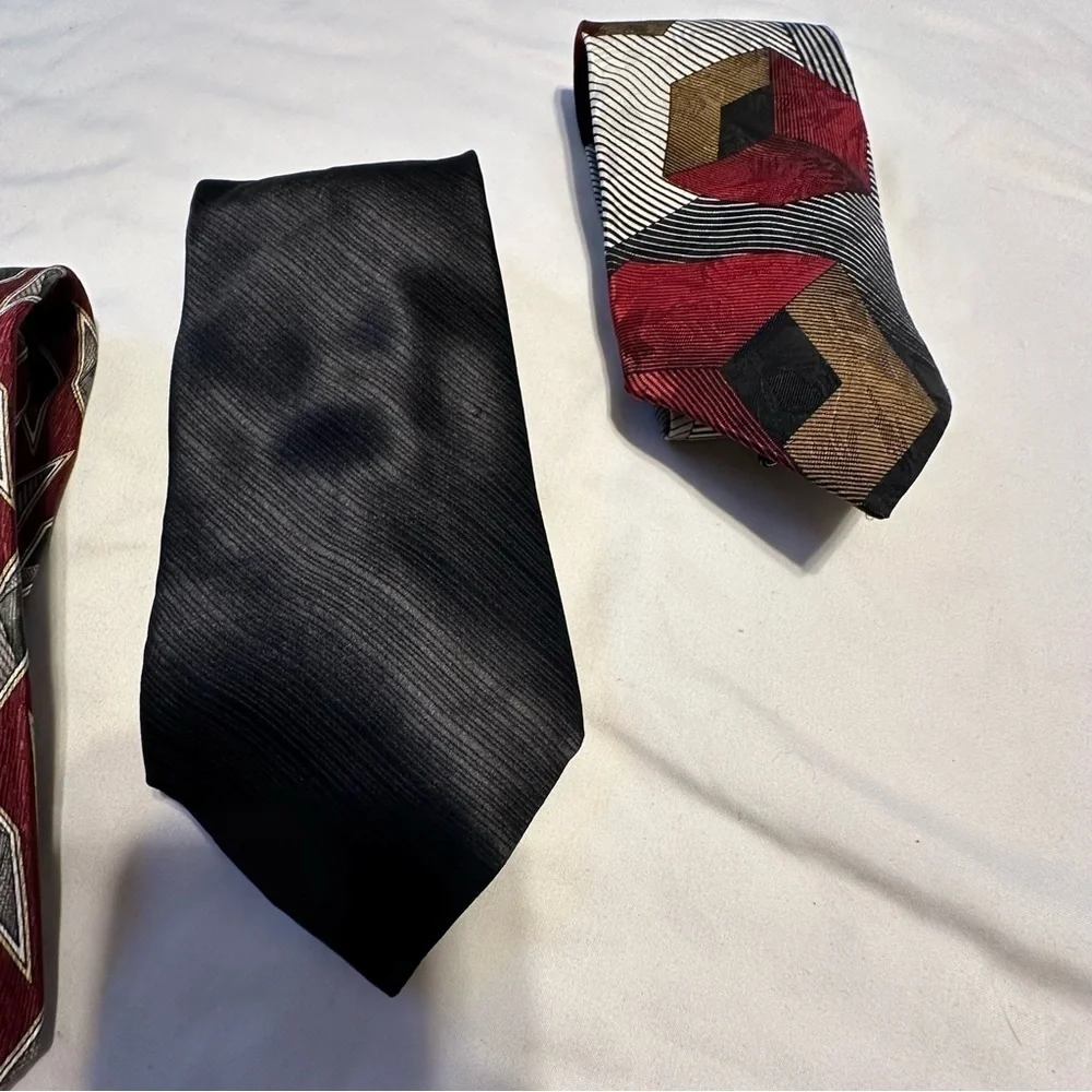George Machado Tie Bundle Eclectic Grandpa Style Measurements in photos